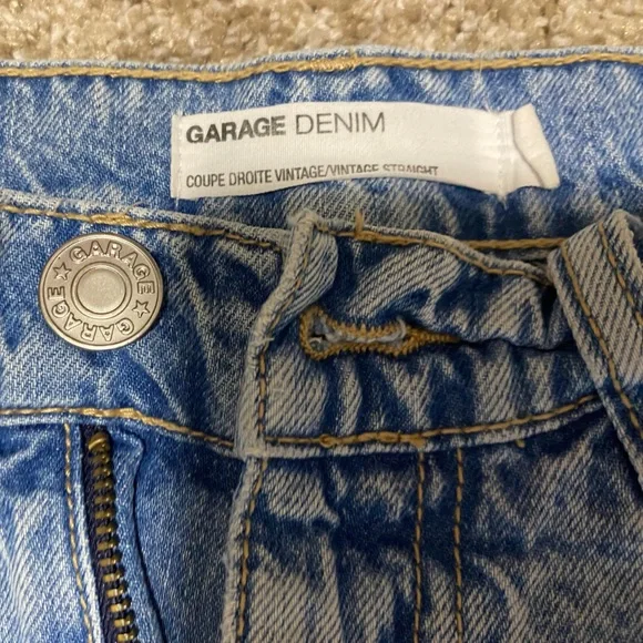 Straight Leg Light Blue Ripped Jeans - Picture 2 of 4